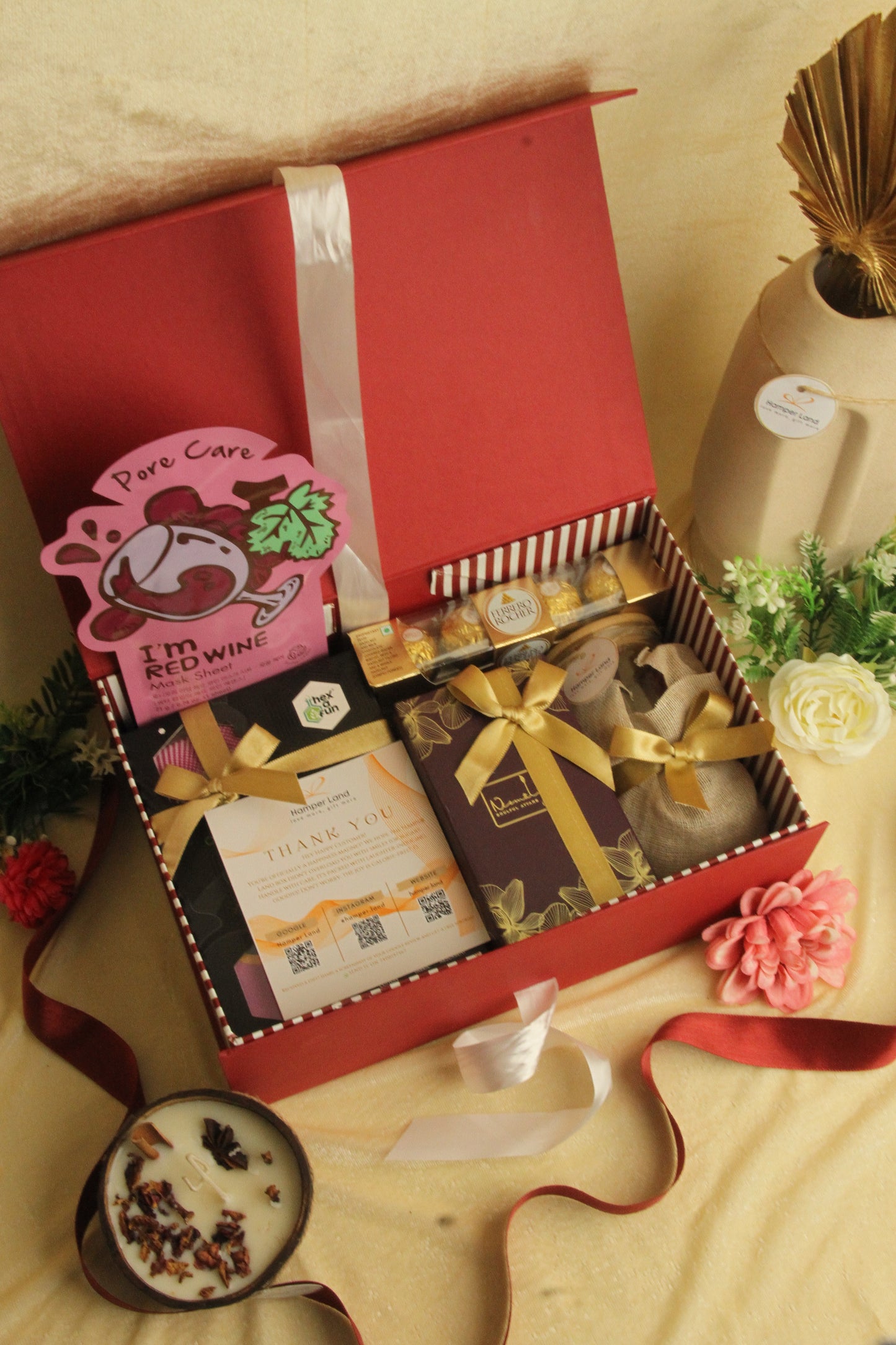 Scarlet Splendor Birthday Gift Box